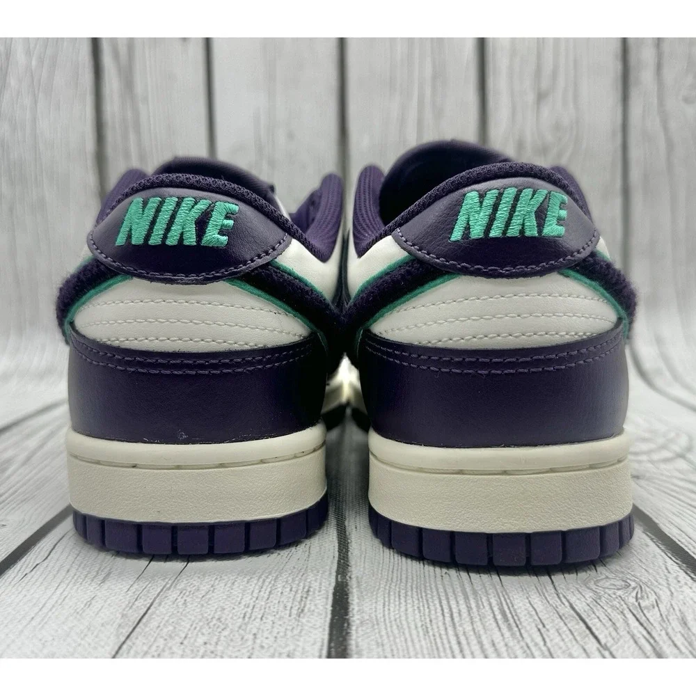 Nike Dunk Low Chenille Swoosh Grand Purple Men's Size 8‎ DQ7683-100